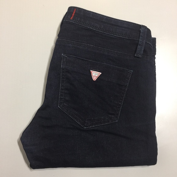 Guess dark wash low rise Maxine fit skinny jeans